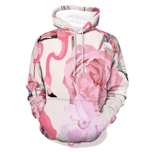Hoodie flamme aquarelle UMENG unisexe taille S pour homme et femme