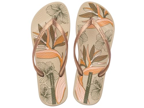 Ipanema Anat Temas Xv Fem Women's Flip Flops, gold, 9