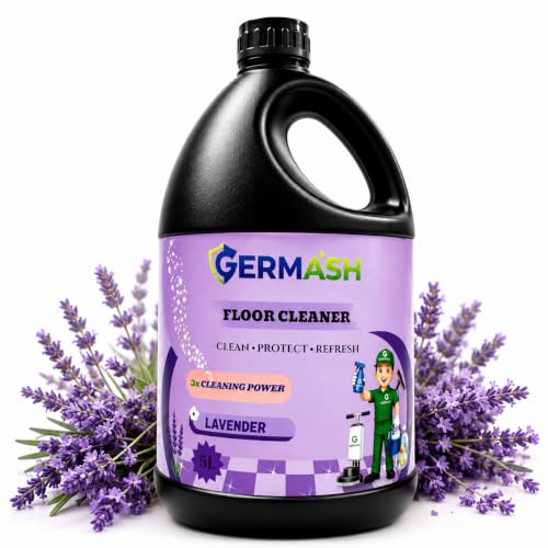Image of Disinfectant Surface & Floor Cleaner Liquid | Lavendor | 5 liters | 1 can | 99.9% germ-eliminate | Stain-removing | Hand-safe
