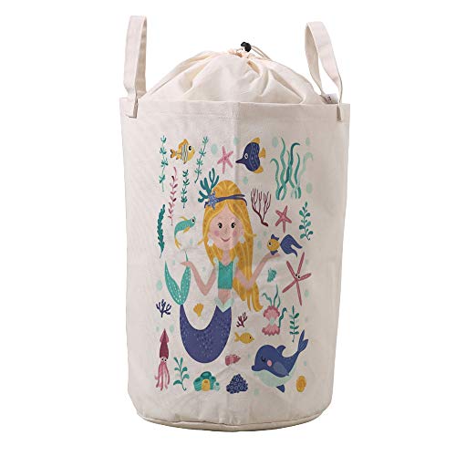 Sac de rangement crochet cordon respirant contenant cylindrique sac à linge