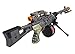 LilPals 28 Inch Rapid Fire Commando Recon II Toy Machine Gun – with Dazzling Light, Amazing Sound & Unique Action