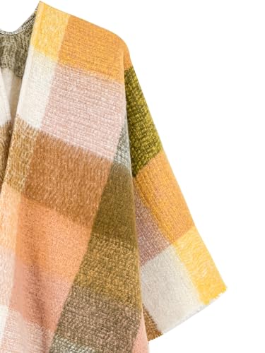 Image of Breezy Lane Women's Shawl Wraps Warm Poncho Ruana Wrap Cardigan