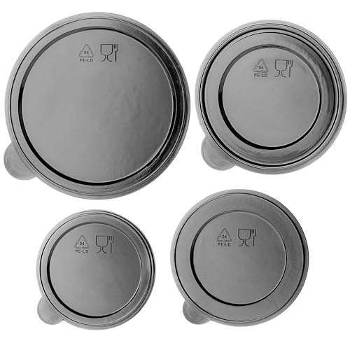 KADAX Dosendeckel aus BPA-freiem Kunststoff, 12er Set in 4 Größen (65mm, 73mm, 84mm, 100mm), Wiederverwendbare Deckel für Dosen, Dosenverschluss für Konservendosen