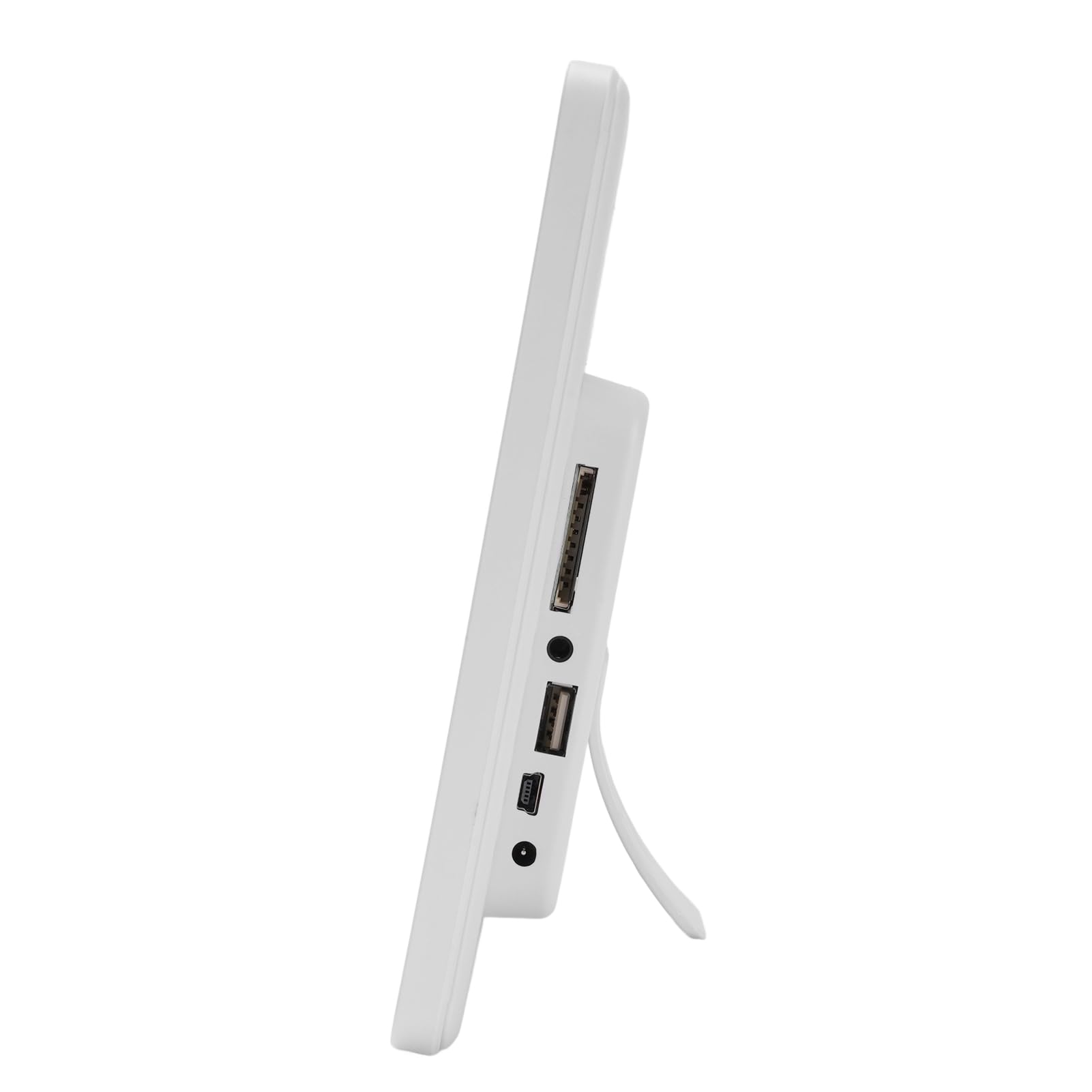 Frame di Foto Digitale da 10 Pollici, Cornice Fotografica Digitale 1080P HD, Porta Altoparlante e USB Integrata, Condividi Foto/video Immediatamente Tramite App da Qualsiasi (Bianco)