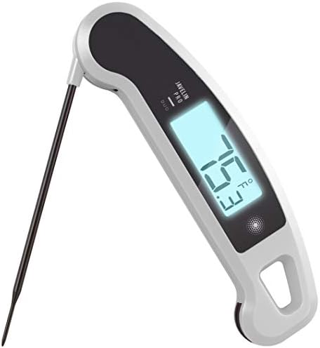 Lavatools Javelin PRO Duo Ambidextrous Backlit Professional Digital Instant Read Meat Thermometer for Kitchen, Food Cooking, Grill, BBQ, Smoker, Candy, Home Brewing, Coffee, and Oil Deep Frying
