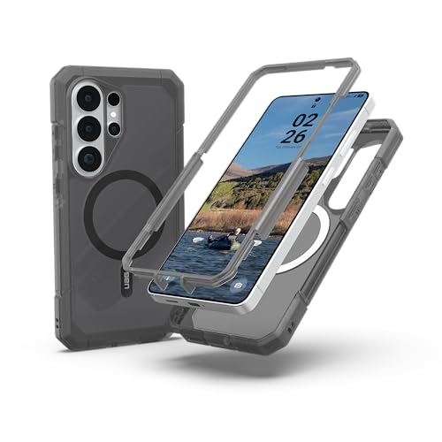Coque UAG Trooper Samsung S26 Ultra : protection antichoc magnétique gris transparent