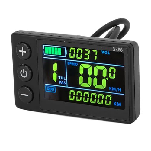 Medidor LCD para ciclismo eléctrico Domary con pantalla retroiluminada de ABS 4