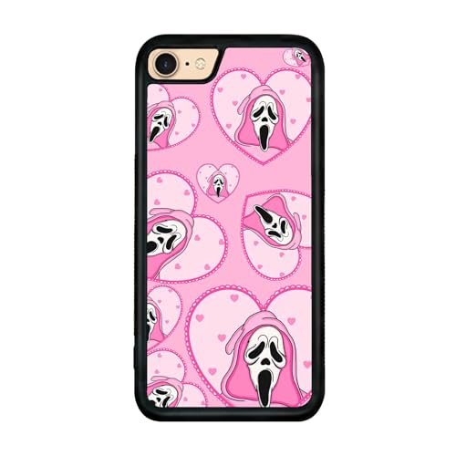 Coque iPhone 7P/8P crâne rose pour éviter les rayures avec style unique