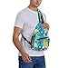 Gxnnq Sling Bag,Stitch Crossbody Sling Backpack Travel Hiking Chest Bag Daypack For Purses Shoulder Bag Women Men'S