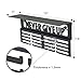 AGATHOS HOME Medal Hanger Display with Trophy Shelf - Metal Awards Rack for Walls Holds 64+ Sports Medals- Never Give Up 16