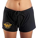 Bioworld Juniors' DC Comics Wonder Woman Sleep Shorts-Medium