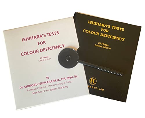 Confusion des couleurs ? Test ISHIHARA 24 plaques avec manuel et occlusion