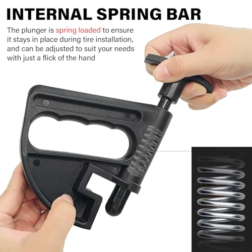 Image of 4 Pack Tire Changer Universal Rim Pry Clamp, Nylon Tire Bead Clamp Drop Center Tool, Manual Tire Changer Wheel Changing Helper