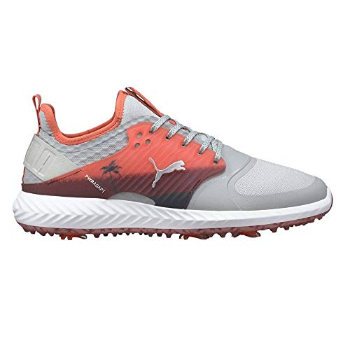 PUMA Golf- Limited Edition Ignite PWRAdapt Caged Palms Shoes High Rise/Georgia Peach/Zinfandel Size 12 Medium