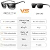 Lentes de sol ZENOTTIC Polarizados para Hombre Ligeros Armazón TR90 Protección UV400 Cuadrados 6