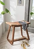 Destiny SPA Badezimmerhocker Asia Design Ergochair Teakholz gebogen
