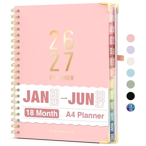 Forvencer Planner 2026-2027, 18 Month Weekly and Monthly Calendar...