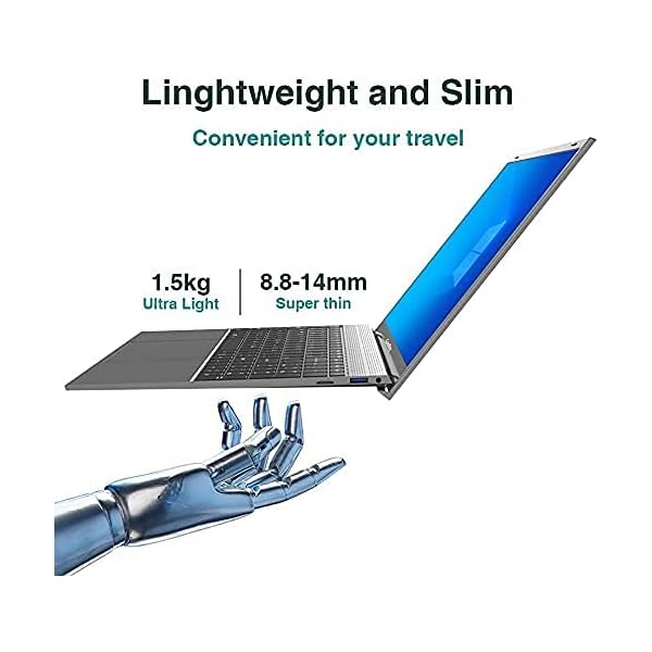 Coolby Windows 10 Pro Laptop, 15.6 inch 1920x1080 IPS Screen, 8GB DDR4 RAM / 256GB SSD Laptop Computers, Intel J4125 Quad-Core Processor, Support Update Windows 11, Dual WiFi, BT, Full Size Keyboard