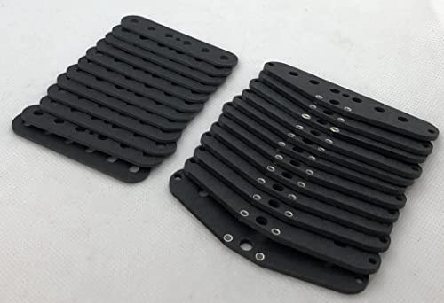 Single coil Strat pickup making flatwork bobbins - Black - 12 bobbins