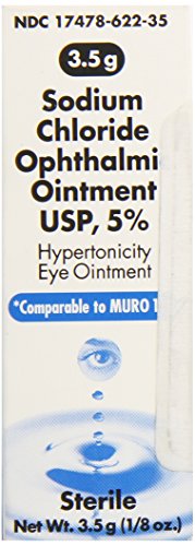 Akorn Sodium Chloride 5 Percentage Ophthalmic Ointment 0 .12 Oz , 3. 5 Gm, Compare To Muro 128