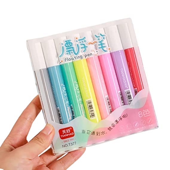 Buy AS Shop Set of 8 Colors Magic Water Painting Marker Set, Floats on