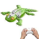 Generico Gechi RC che si arrampica sulle pareti, giocattolo gechi con telecomando ricaricabile e occhi LED, guida su pavimenti e pareti, regalo di Natale e compleanno per bambini 3 anni in su