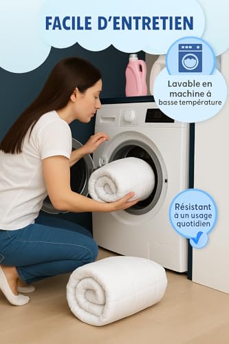 Couette pour bébé 100 % microfibre douce hypoallergénique et respirante