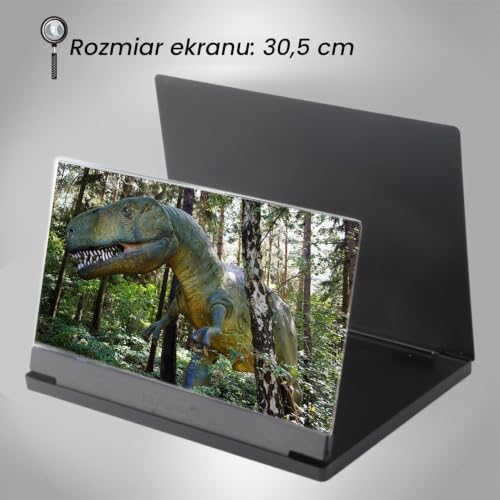 Pokerty szkło powiększające ekran telefonu, powiększacz ekranu HD powiększenie ekranu do domu