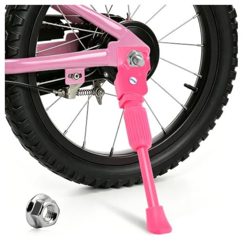 LEICHTEN Kickstand for Kids Bike Fits 14 Inch Wheels Kids Bicycle, Red