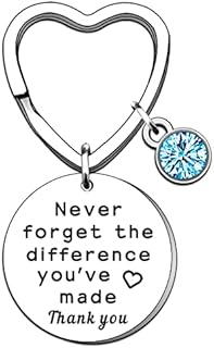 TTOVEN Thank You Gifts Keyring Appreciation Gifts for Volunteer Gift Coach Mentor Gift Employee Gift Boss Gift Coworker Leaving Gift Going Away Gift Keyring Gift for Social Worker Employee Teacher