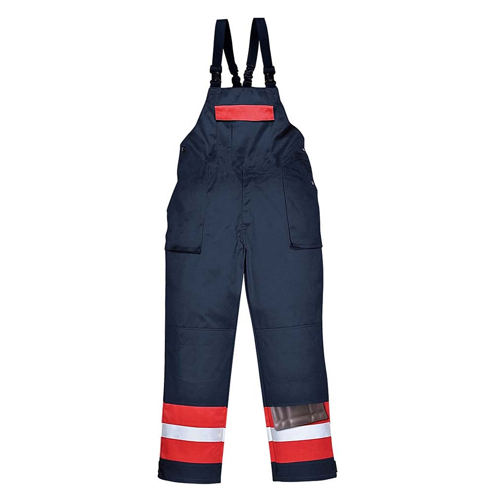 PortwestPortwest Bizflame Plus Bib and Brace, Size: M, Colour: Navy, FR57NARM