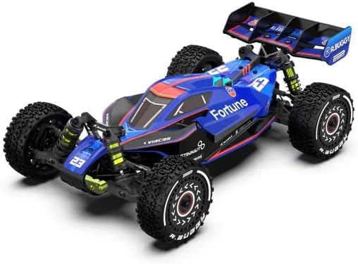 Helidirect Rlaarlo 1/12 Metal Brushless 4WD RTR RC Buggy - Remote Control Car, RC Buggy, Racing Cars 1/12 Scale Off-Road RTR for Adult (Blue)