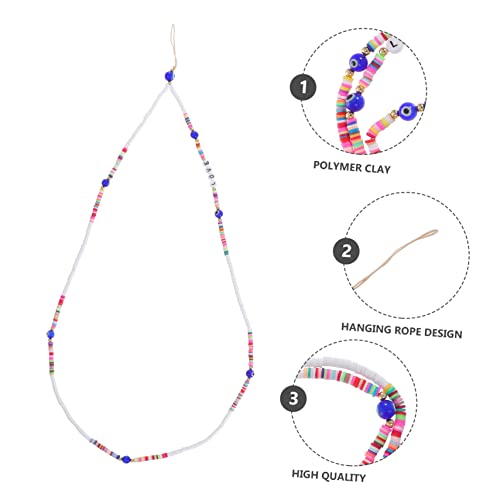 LABRIMP 1 Peça Tiras De Telefone Móvel Contas Alça De Pescoço Chave Cordão De Pulso Cordão De Telefo
