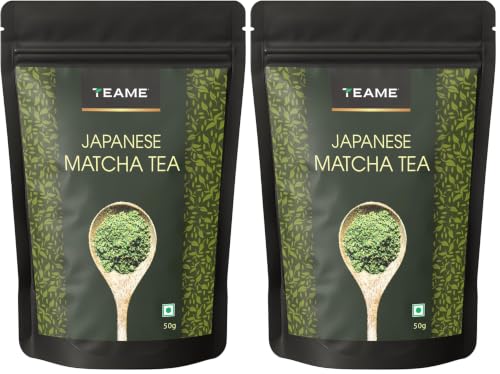 Image of TE-A-ME Culinary Grade Matcha Tea Powder 50g | Japanese Matcha Green Tea Powder | Sourced from Japan | Smooth Taste | 33 Servings | For Lattes, Hot & Cold Drinks, Smoothies & Recipes (Pack of 2)
