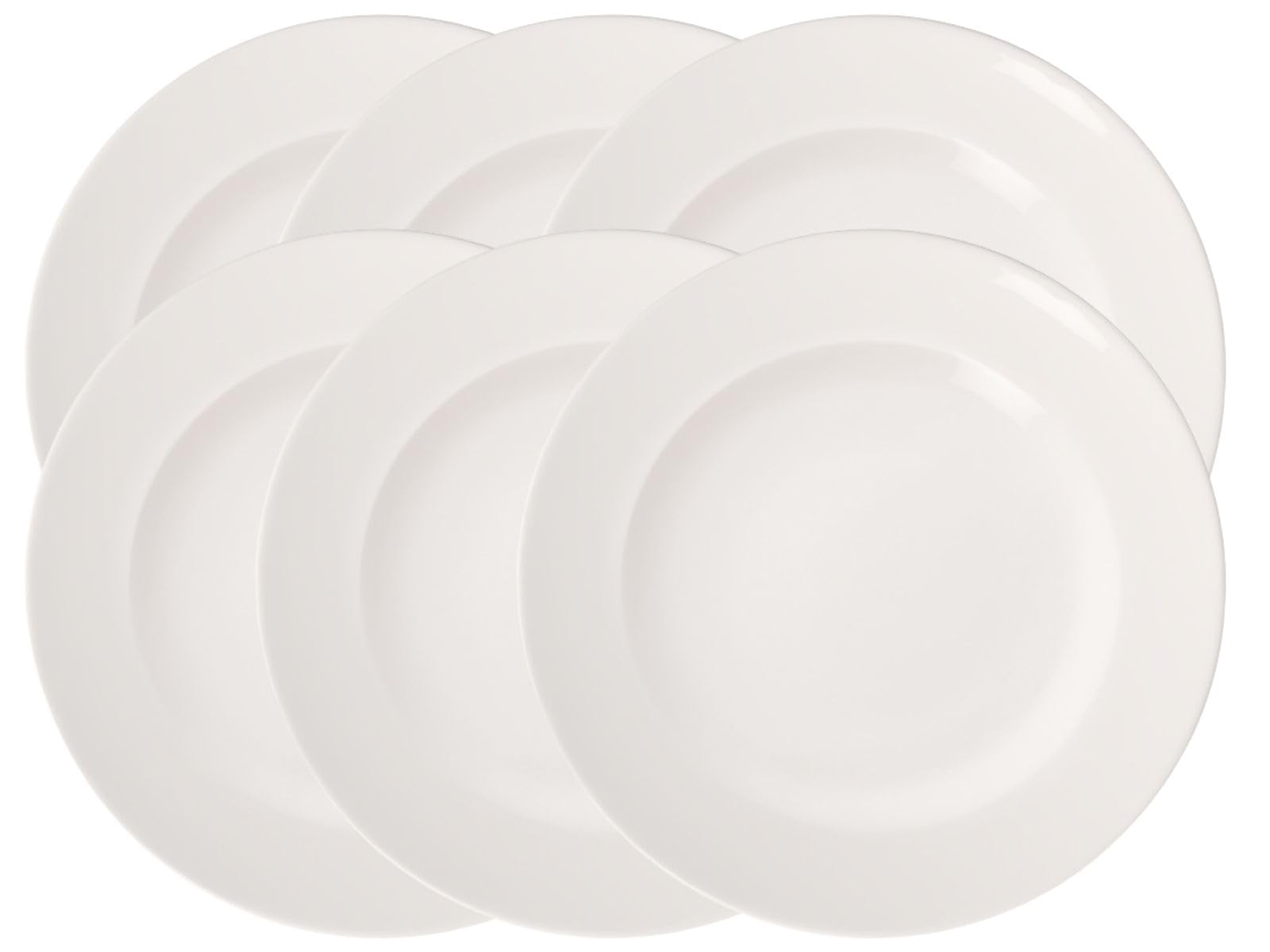 Villeroy & Boch - For Me 6 x talerz obiadowy, porcelana premium, biały