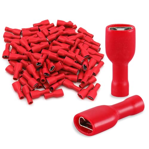 Baomain 4.8mm Fully Insulated Female Terminals