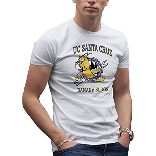 Photo de UC Santa Cruz Banana Slugs T-Shirt Blanc pour Les Hommes Size XL