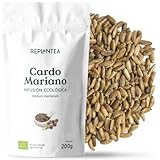 CARDO MARIANO INFUSION 100% ECOLÓGICA 200g (+50 Tazas) | Semillas de Cardo Mariano, Infusión Depurativa para el Hígado REPLANTEA®
