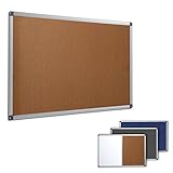 pinboard scb DAUERHAFT STABIL: Der robuste Aluminiumrahmen garantiert auch bei intensivem Dauereinsatz zuverlässige Stabilität