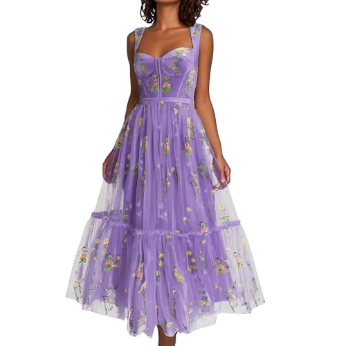 Robe de fête chic et élégante en mousseline fluide avec bretelles hautes