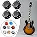 ZUXOCY 4Pcs Bass Effect Button Control Knobs Turning Knobs Bass Knobs Guitar Knobs Potentiometer Guitar Turn Knobs Replacements