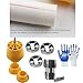 KEXIAO PVC Pipe Threader Set Includes 3 Die Sizes Versatile PVC Pipe Thread Maker Tool Set Simple Operate for Electric Drill