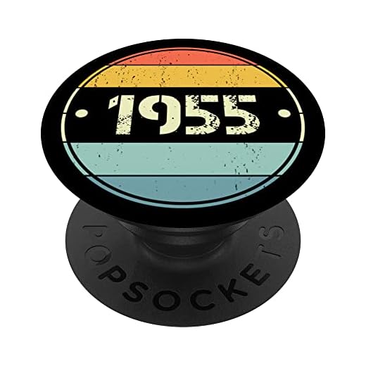 1955 edición limitada 1955 cumpleaños Popsocket para hombres y mujeres PopSockets PopGrip Intercambiable