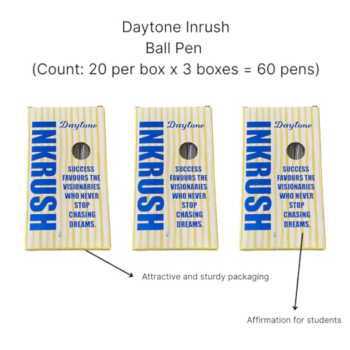 Image of Daytone IKRUSH Ball Pen - Blue (Pack of 60 Ball Pens)