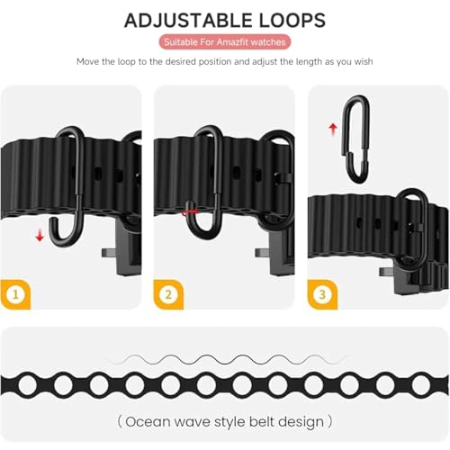 Image of YODI Strap Band Compatible with Amazfit T-Rex 2 Smartwatch Only Soft Silicone | Nylon | Chain | Leather Watch Straps with Installation Adjuster Tool For Amazfit TRex 2