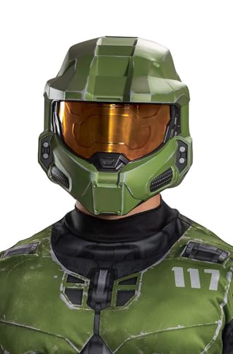 DISGUISE Premium Halo Master Chief Helm, Halloween Masken fr Erwachsene Kostm Einheitsgre