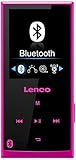 XEMIO760BTPI Lenco Xemio 760 BT 8GB - Reproductor MP3 (Reproductor de MP4, 8 GB, TFT, USB 2.0, Negro, Rosa, Auriculares incluidos)