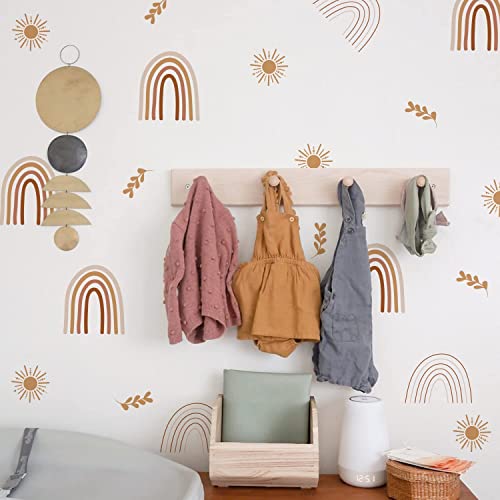 Vinilo Decorativo Boho Rainbow Sun para Pared