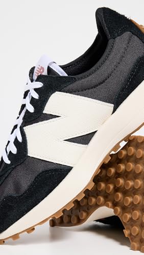 Image of New Balance Women's 327 Sneaker, Black /White, 10.5