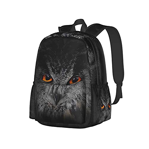 Sac à dos 17 pouces hibou de nuit pour vos trajets et cours de faculté